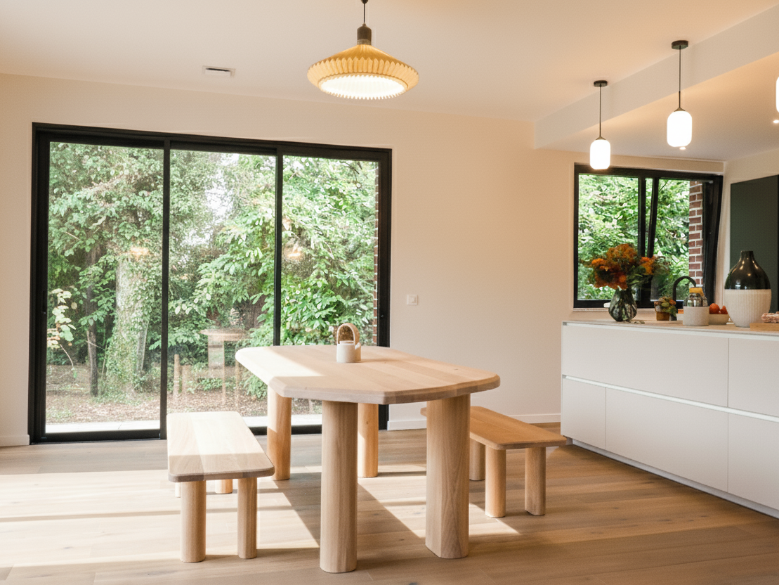 Table à manger Augustine — vue 1 agrandie